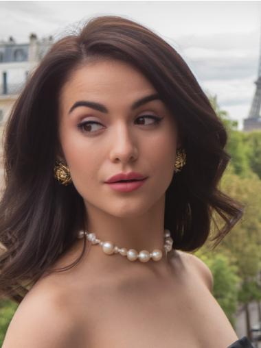 Bob Wig Styles Synthetic Layered Wavy Monofilament Wigs