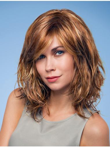 Layered Wonderful Wavy Synthetic Monofilament Wigs