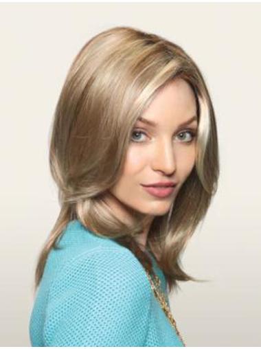 Layered Straight Synthetic Flexibility Monofilament Wigs