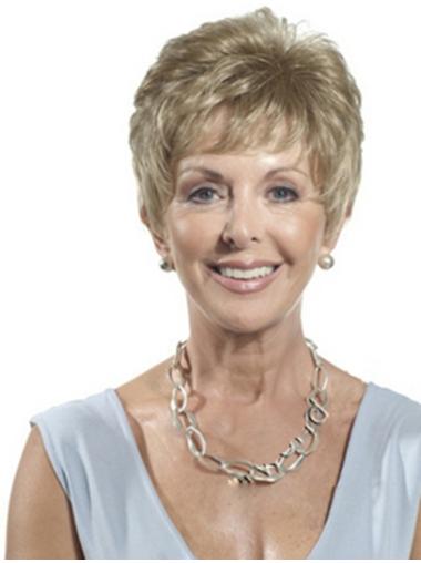 8 Inches Synthetic With Bangs Cheap Capless Short Wigs