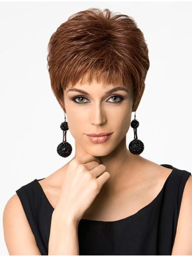 Cropped Capless 4 Inches Sassy Synthetic Wigs
