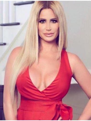 Blonde Straight 27 Inches High Quality Kim Zolciak New Hair Wig