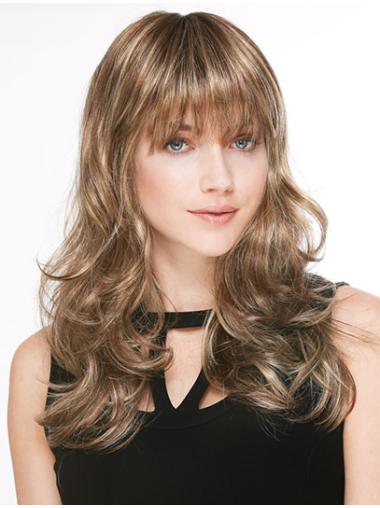 Long Synthetic Good Monofilament Blonde Wig