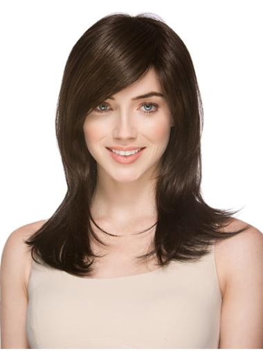 14 Inches Discount Shoulder Length Layered Monofilament Wigs