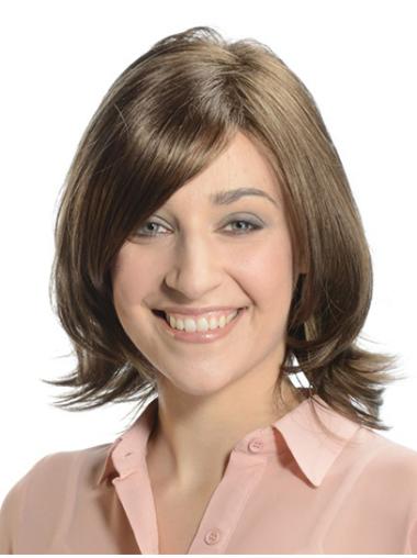 Brown Wavy Synthetic Perfect Reasonable Lace Wigs