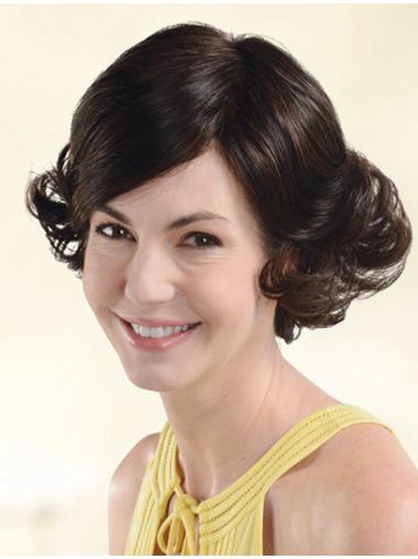 Auburn Wavy Synthetic Good Wigs With A Lace Front