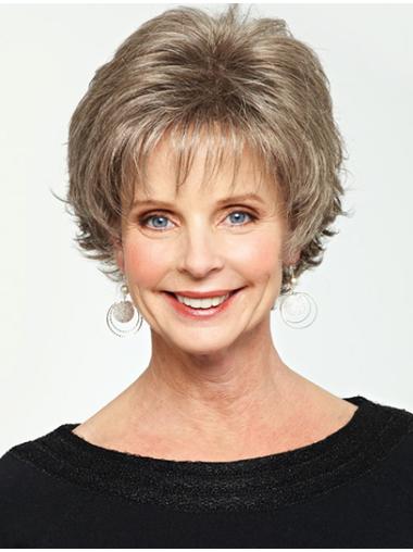 Capless Wavy Soft Classic Short Hair Blonde Wigs