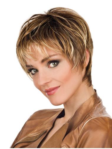 Capless Blonde Incredible Synthetic Short Wigs