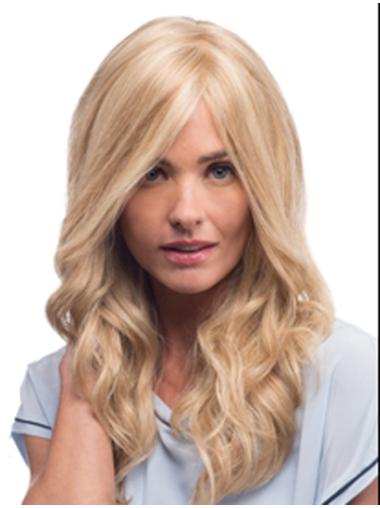 Natural Looking Wigs Monofilament With Bangs Long High Quality
