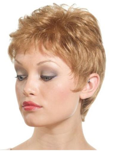 Blonde Straight Synthetic Fashion Womens Lace Front Wigs