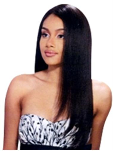 Straight Long Exquisite Realistic Hairline Lace Wig