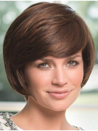 Brown Bobs Wavy Exquisite Synthetic Wig Front Lace