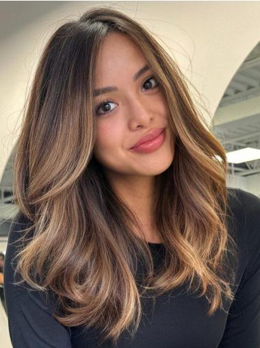 Long Haired Wigs 16" Monofilament Layered Wigs