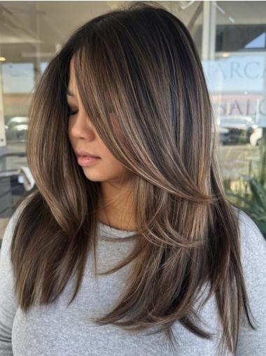 Long Synthetic Lace Front Wigs 16" Lace Front Layered Wigs