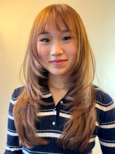 Long Brown Wigs Synthetic Monofilament 20" Wigs