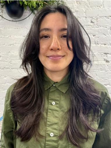 Black Wigs Long Synthetic Monofilament 20" Wigs