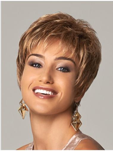 Great Synthetic 8 Inches Cropped Synthetic Wigs