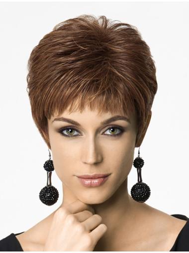 Style Boycuts Cropped 6 Inches Synthetic Wigs