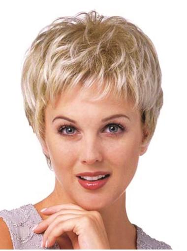 Popular Boycuts Cropped 8 Inches Synthetic Wigs