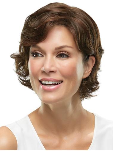 Monofilament Layered 10 Inches Gorgeous Short Wavy Synthetic Wigs