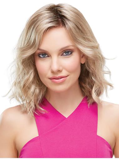 Layered Wavy Modern Front Lace Synthetic Wigs