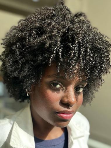 African American Lace Front Wigs With Bangs Ombre tone Wigs