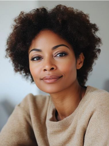 African Women Wigs 6" Monofilament Synthetic Wigs