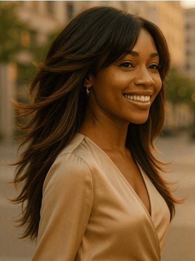 African American Wigs For Small Heads Ombre tone Lace Front Wigs