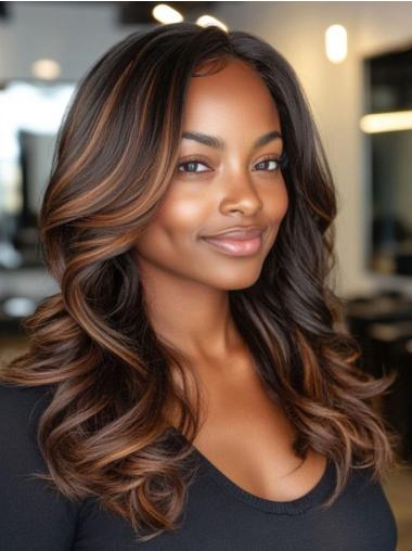 African American Wig Styles Ombre tone Wavy Monofilament Wigs