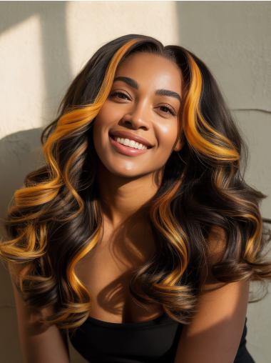 Synthetic Wigs For African American Ombre tone Long 20" Wigs