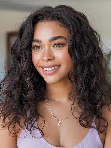 Lace Front Wigs For African American Layered Black Curly Wigs