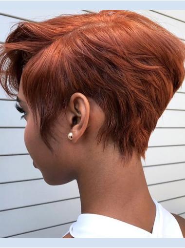 African American Wigs For Sale Auburn Short 6" Lace Front Wigs