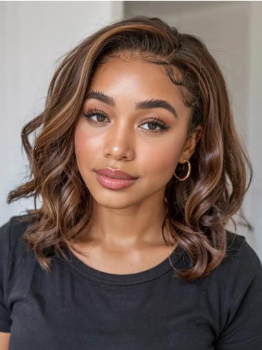 Shoulder Length Wigs For African American Wavy Layered Wigs