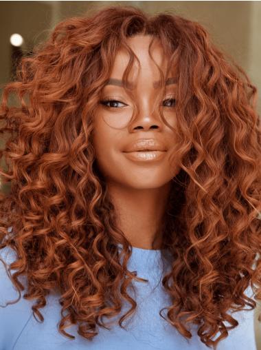 African American Wig Styles Lace Front 16" Long Curly Wigs