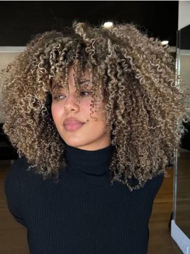 African American Lace Wigs Shoulder Length 14" Ombre tone Wigs