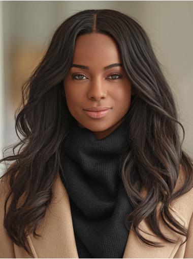 Wigs For African Women Monofilament 18" Brown Wigs