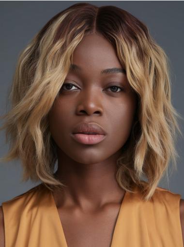 Long Bob Wigs For African American Shoulder Length Monofilament Wigs