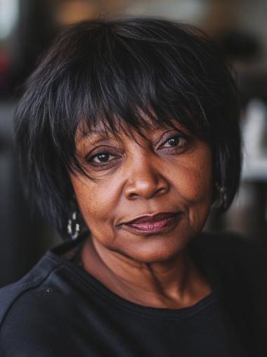 Short African American Human Hair Wigs Bobs 8" Monofilament Black Wigs