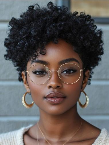 Wigs For Older African American Kinky Boycuts Short Wigs