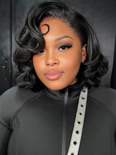 Wigs For African American Hair Wavy Layered Shoulder Length Wigs