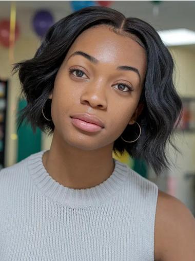 Bob Wig For African American Chin Length Lace Front Wigs