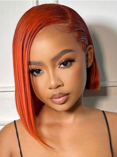 African American Bob Style Wigs Chin Length Monofilament Wigs