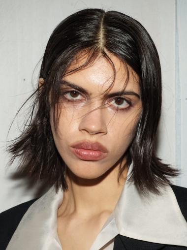 Lace Wigs 10" Straight Black Chin Length Layered Wigs