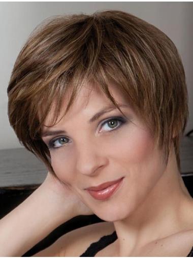 Brown Capless Amazing Heat Resistant Short Wig