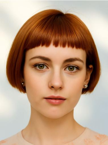 Short Wigs Styles Synthetic 6" Lace Front Straight Wigs