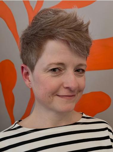 Short Pixie Wigs Synthetic Straight 4" Boycuts Wigs