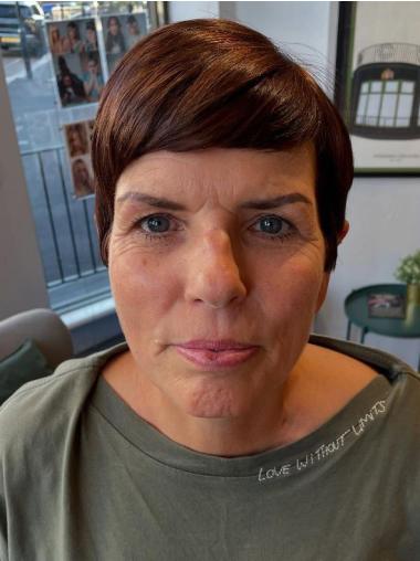 Short Lace Front Wigs Synthetic 4" Boycuts Wigs