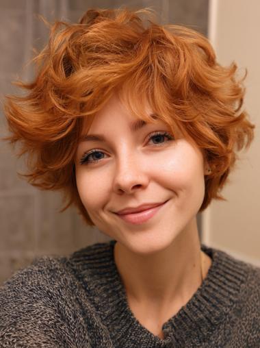 Short Wigs Styles Layered 6" Copper Synthetic Wigs