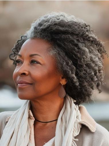 Human Hair Wigs For African Americans Lace Front Without Bangs Wigs