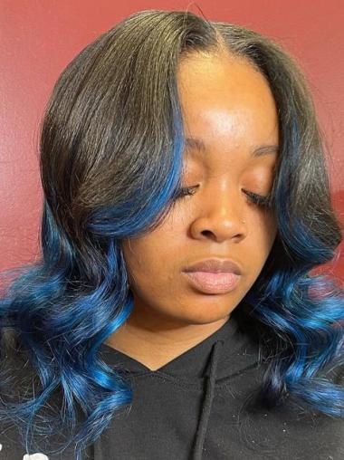 Lace Front Wigs For African American Women Ombre/2 Tone Long Wigs